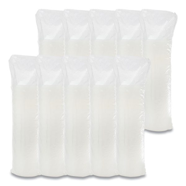 Plastic Lids, Fits 12 Oz To 24 Oz Hot/cold Foam Cups, Straw-Slot Lid, White, 100/pack, 10 Packs/carton - Image 7