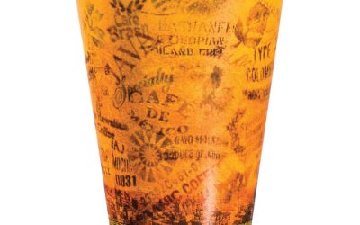 Fusion Escape Foam Hot/cold Cups, 16 Oz, Brown/black, 1,000/carton