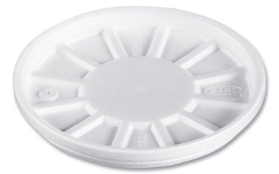 Vented Foam Lids, Fits 6 Oz To 32 Oz Cups, White, 50 Pack, 10 Packs/carton