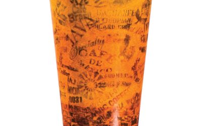 Fusion Escape Foam Hot/cold Cups, 20 Oz, Brown/black, 500/carton