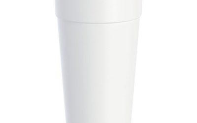 Foam Drink Cups, Hot/cold, 24 Oz, White, 25/bag, 20 Bags/carton