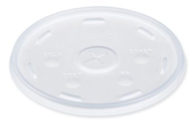 Lids For Foam Cups And Containers, Fits 32 Oz, 44 Oz, 60 Oz Cups, Translucent, 1,000/carton