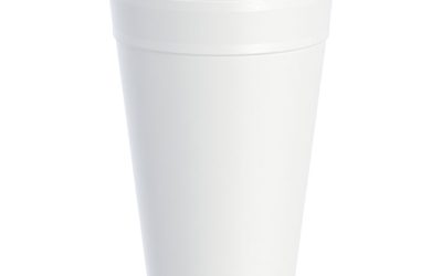 Foam Drink Cups, 32 Oz, White, 25/bag, 20 Bags/carton