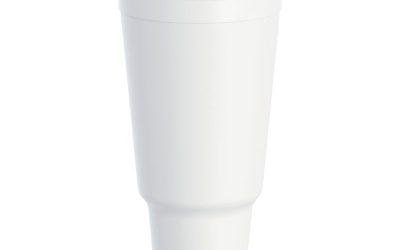 J Cup Insulated Foam Pedestal Cups, 44 oz, White, 300/Carton