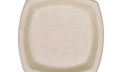 Compostable Fiber Dinnerware, ProPlanet Seal, Plate, 6.7 x 6.7, Tan, 1,000/Carton