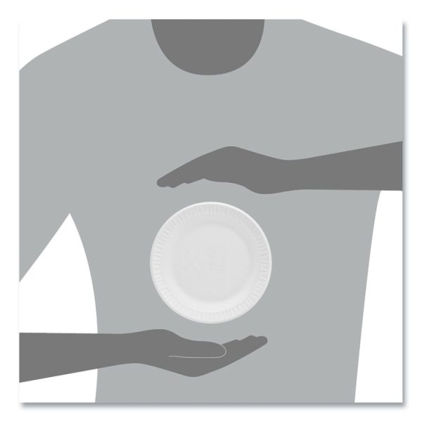 Concorde Foam Plate, 6" dia, White, 1,000/Carton - Image 7