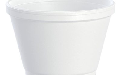 Foam Containers, 6 Oz, White, 50/bag, 20 Bags/carton