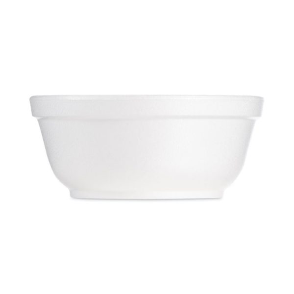 Foam Bowls, 8 Oz, White, 50/pack, 20 Packs/carton - Image 3