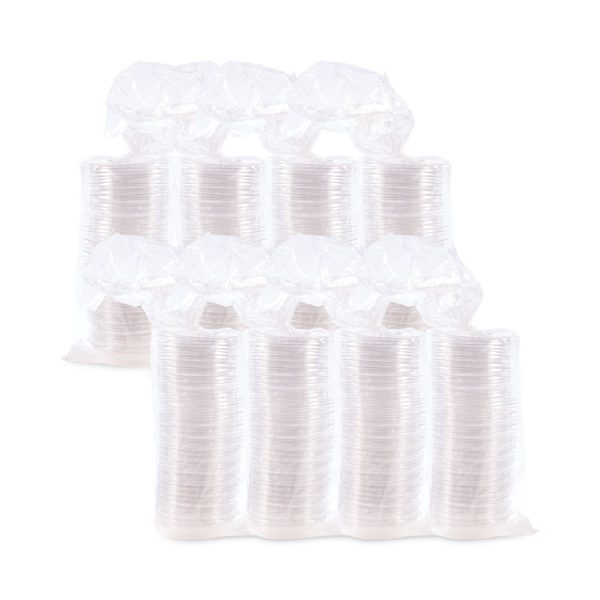PresentaBowls Clear Dome Lids, 5.4 Diameter x 1.1 h, Plastic, 504/Carton - Image 5