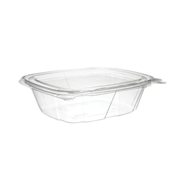 ClearPac SafeSeal Tamper-Resistant/Evident Containers, Flat Lid, 12 oz, 4.9 x 2 x 5.5, Clear, Plastic, 100/Bag, 2 Bags/Carton - Image 3