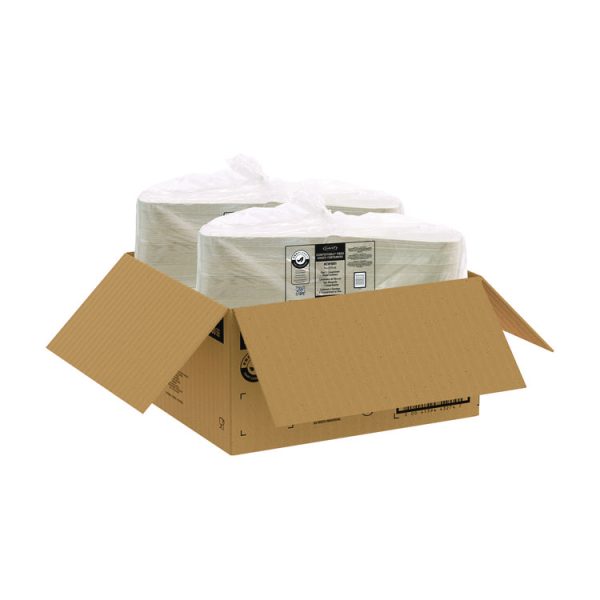 Compostable Fiber Hinged Trays, ProPlanet Seal, 8.98 x 9.35 x 2.17, Ivory, Molded Fiber, 200/Carton - Image 4