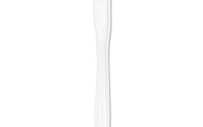Style Setter Mediumweight Plastic Knives, White, 1000/carton