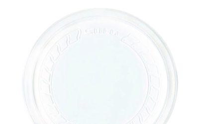 Conex Deli Container Lid, Clear, Plastic, 500/Carton