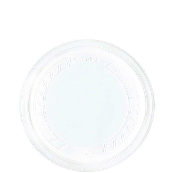 Conex Deli Container Lid, Clear, Plastic, 500/Carton