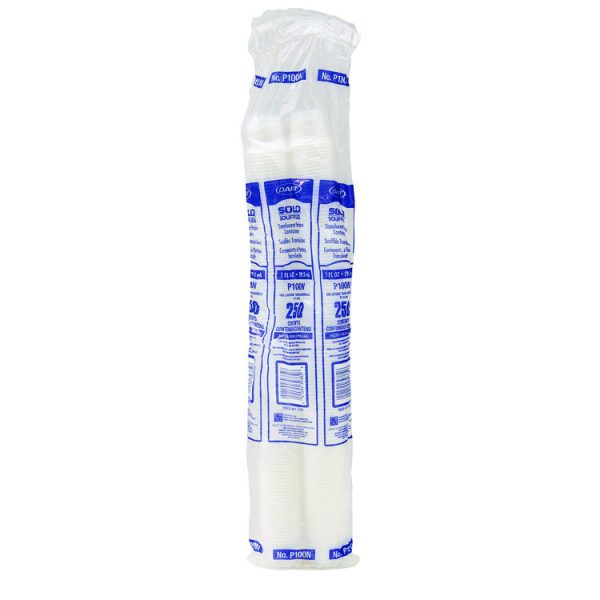 Polystyrene Portion Cups, 1 Oz, Translucent, 2,500/carton - Image 2