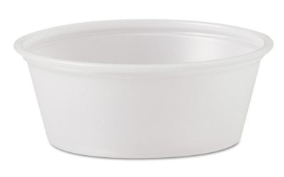 Polystyrene Portion Cups, 1.5 Oz, Translucent, 2,500/carton
