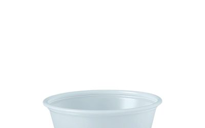 Polystyrene Portion Cups, 2 Oz, Translucent, 250/bag, 10 Bags/carton