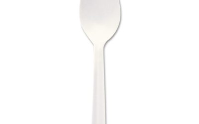 Bonus Polypropylene Cutlery, 5″, Teaspoon, White