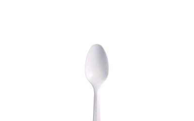 Style Setter Mediumweight Plastic Teaspoons, White, 1000/carton