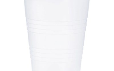 High-Impact Polystyrene Cold Cups, 10 oz, Translucent, 100 Cups/Sleeve, 25 Sleeves/Carton