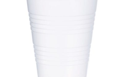 High-Impact Polystyrene Cold Cups, 14 oz, Translucent, 50 Cups/Sleeve. 20 Sleeves/Carton