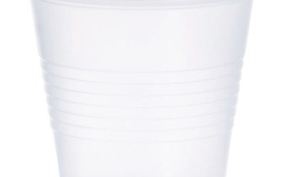 High-Impact Polystyrene Cold Cups, 3.5 oz, Translucent, 100 Cups/Sleeve, 25 Sleeves/Carton