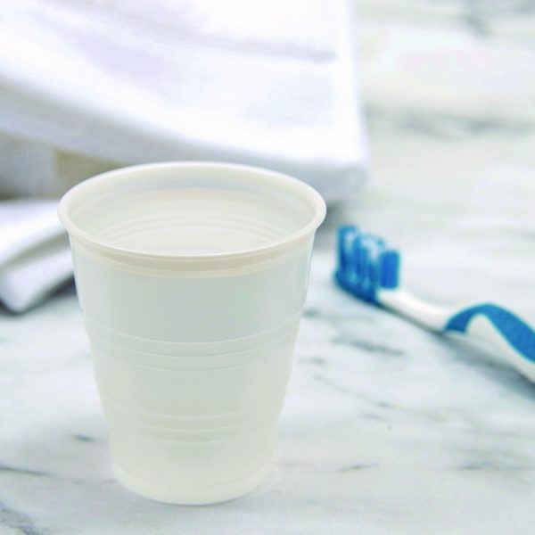 High-Impact Polystyrene Cold Cups, 5 oz, Translucent, 100 Cups/Sleeve, 25 Sleeves/Carton - Image 5