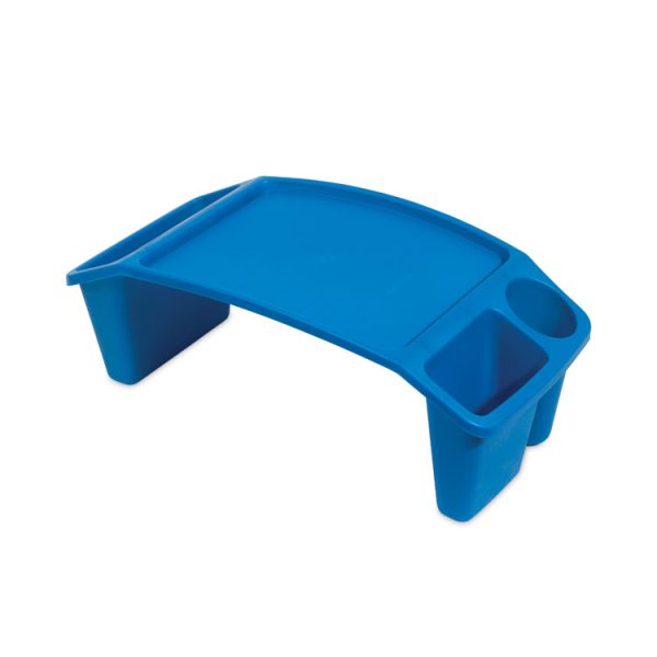 Antimicrobial Lap Desk, Rectangular, 23.35w x 12d x 8.53h, Blue - Image 2