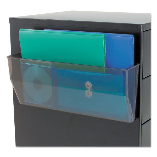 Magnetic DocuPocket Wall File, Legal/Letter Size, 15" x 3" x 6.38", Smoke - Image 4