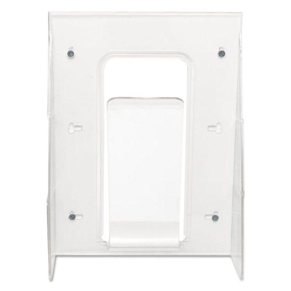 Stand-Tall Wall-Mount Literature Rack, Magazine, 9.13w X 3.25d X 11.88h, Clear - Image 7