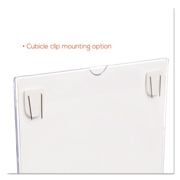 Superior Image Cubicle Sign Holder, 8.5 x 11 Insert, Clear - Image 10