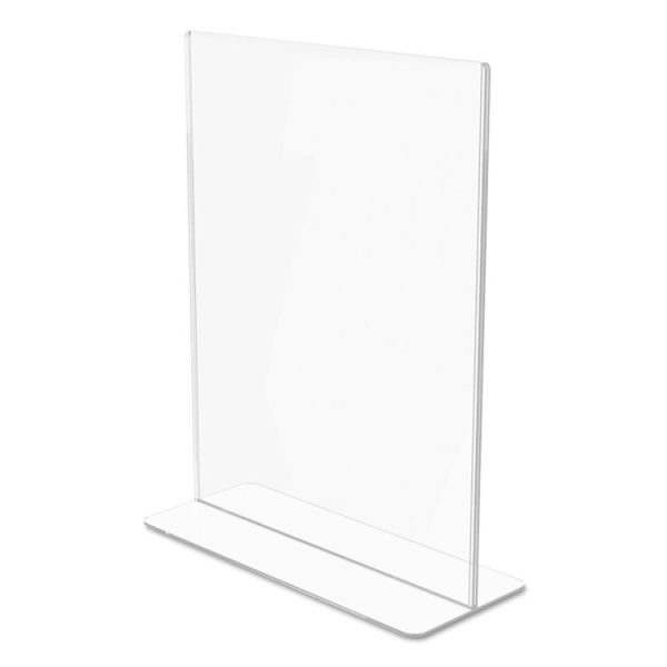 Superior Image Double Sided Sign Holder, 8.5 x 11 Insert, Clear - Image 6
