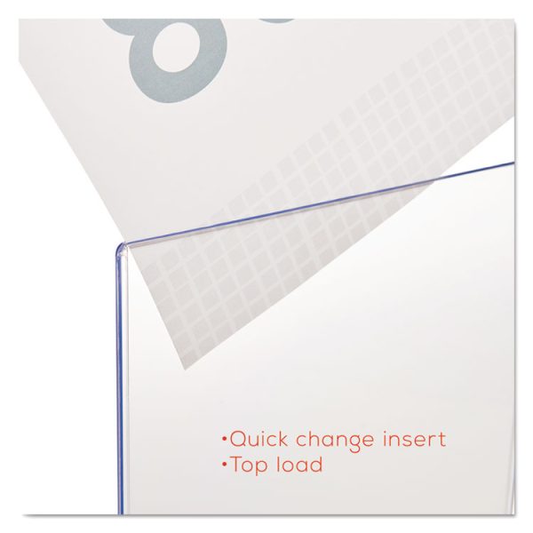 Superior Image Double Sided Sign Holder, 8.5 x 11 Insert, Clear - Image 9