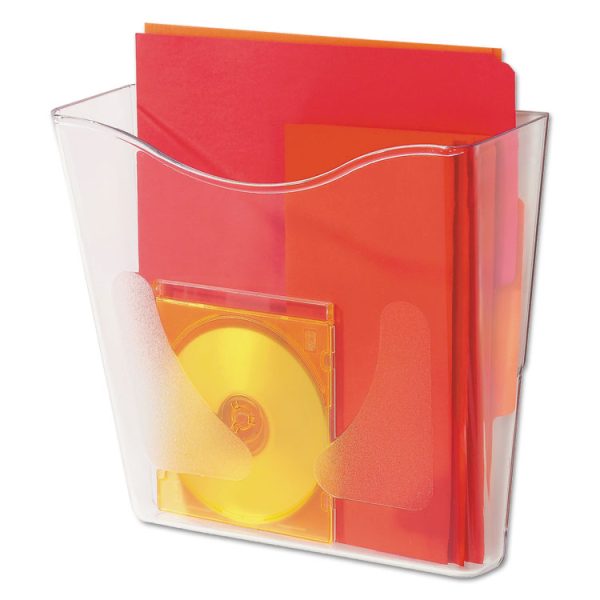 Euro-Style DocuPocket Portrait Wall File, A4/Legal/Letter/Magazine/Portfolio Size, 10.25" x 4" x 10", Clear - Image 5