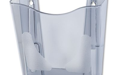 Euro-Style DocuPocket Portrait Wall File, A4/Legal/Letter/Magazines/Portfolio Size, 10.25″ x 4″ x 10″, Smoke