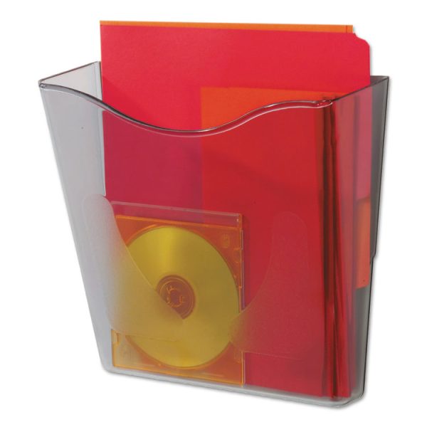 Euro-Style DocuPocket Portrait Wall File, A4/Legal/Letter/Magazines/Portfolio Size, 10.25" x 4" x 10", Smoke - Image 5