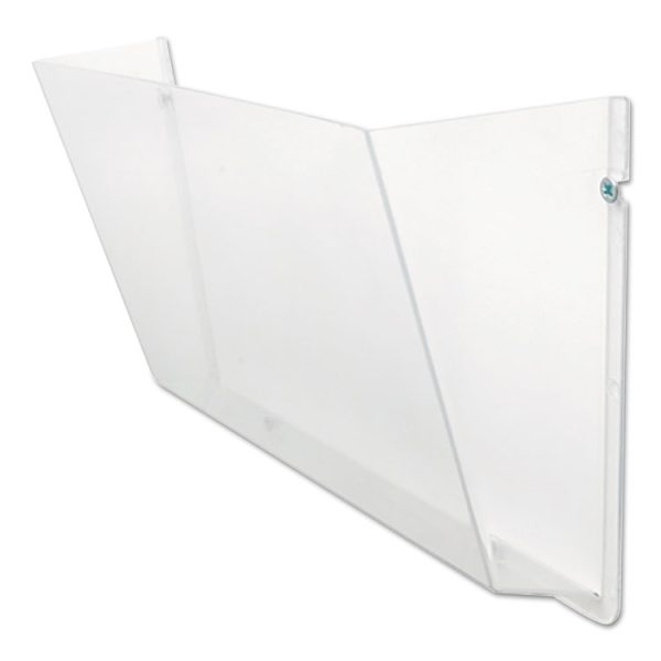 Unbreakable DocuPocket Wall File, Letter Size, 14.5" x 3" x 6.5", Clear - Image 5
