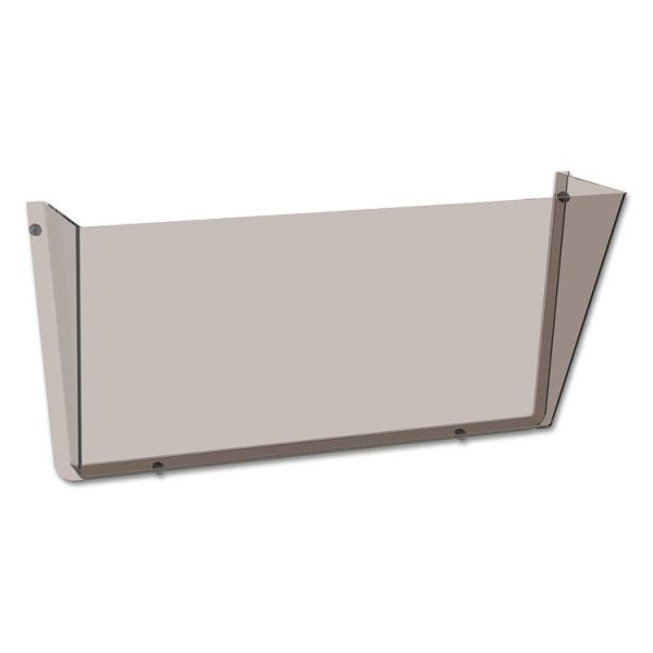 Unbreakable DocuPocket Wall File, Letter Size, 14.5" x 3" x 6.5", Smoke - Image 7
