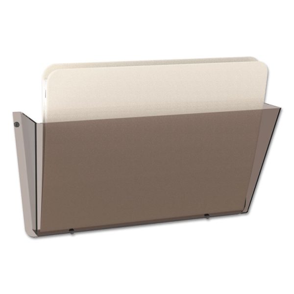 Unbreakable DocuPocket Wall File, Letter Size, 14.5" x 3" x 6.5", Smoke - Image 4