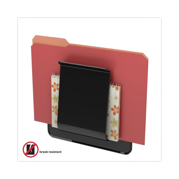 Stand Tall Wall File, Legal/Letter/Oversized Size, 9.25" x 10.63", Black - Image 2