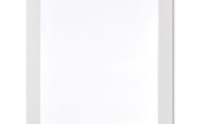 Self Adhesive Sign Holders, 8.5 x 11 Insert, Clear with White Border, 2/Pack