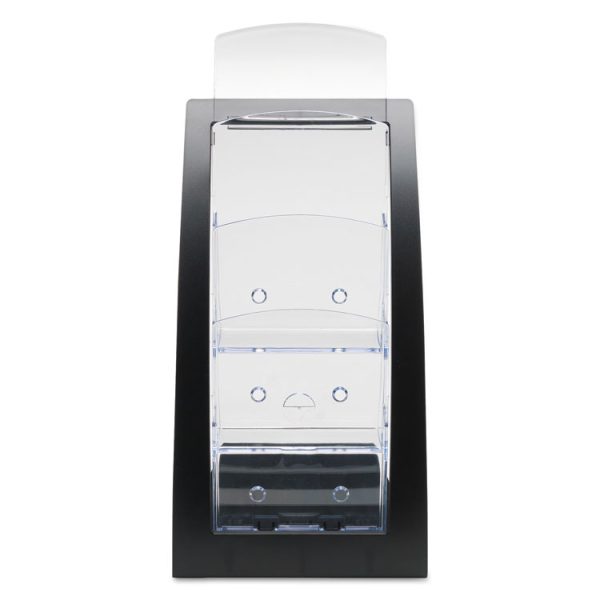 3-Tier Literature Holder, Leaflet Size, 6.75w X 6.94d X 13.31h, Black - Image 7