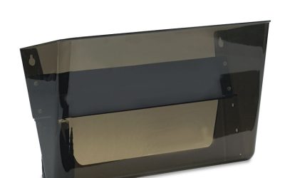 Magnetic DocuPocket Wall File, Letter Size, 13″ x 4″ x 7″, Smoke