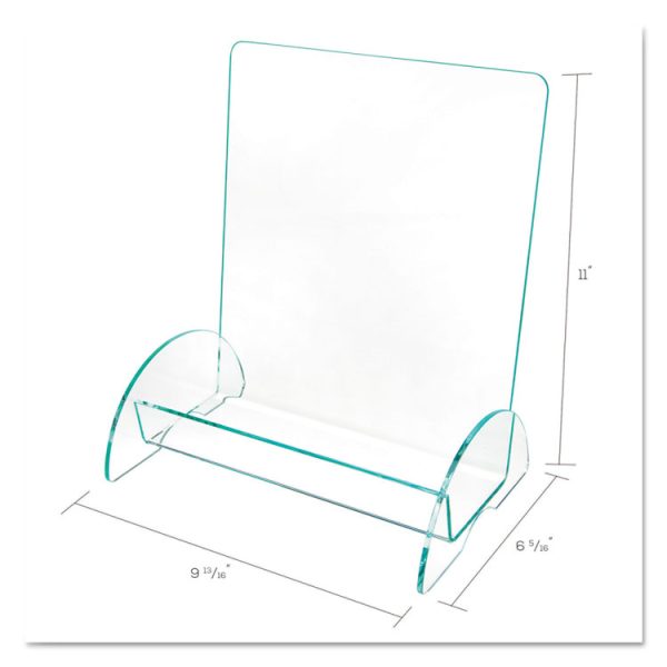 Euro-Style Docuholder, Magazine Size, 9.81w X 6.31d X11h, Green Tinted - Image 4