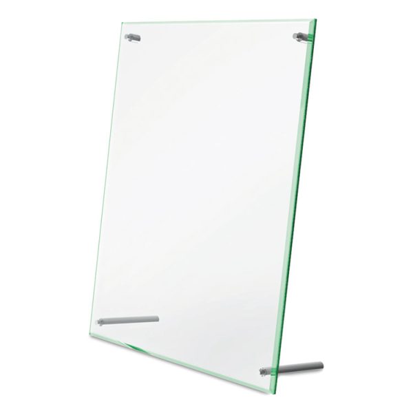 Superior Image Beveled Edge Sign Holder, Letter Insert, Clear/green-Tinted Edges - Image 6