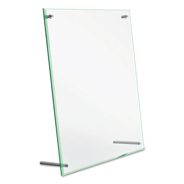 Superior Image Beveled Edge Sign Holder, Letter Insert, Clear/green-Tinted Edges - Image 7