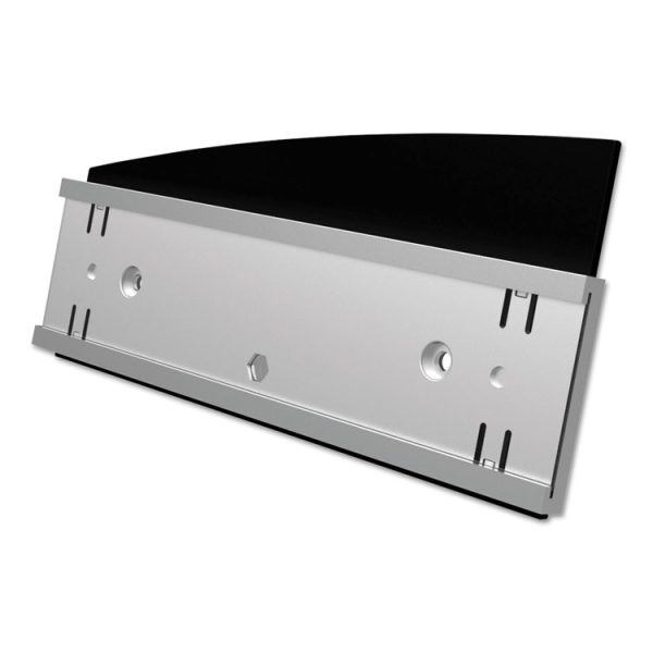 Interior Image Anti-Glare Sign Holder, Landscape, 8.5 X 2 Insert, Black/silver - Image 6