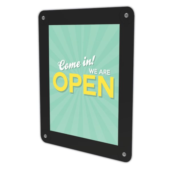 Superior Image Window Display, 8.5 x 11 Insert, Clear/Black - Image 2