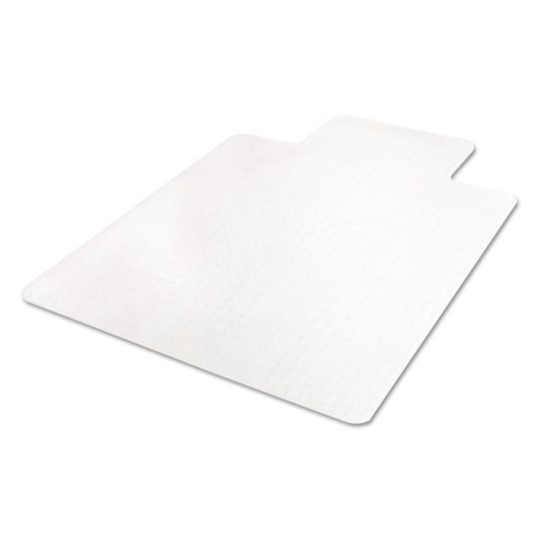 Economat Occasional Use Chair Mat, Low Pile Carpet, Flat, 36 X 48, Lipped, Clear - Image 7
