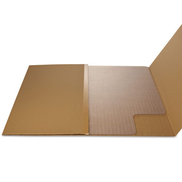 Economat Occasional Use Chair Mat, Low Pile Carpet, Flat, 36 X 48, Lipped, Clear - Image 10